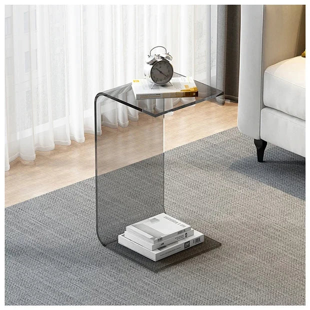 Acrylic Coffee Tables Sofa Small Side Table Modern Bedroom Nightstands Piaochuang Tea Desk Storage Desks Nordic Furniture