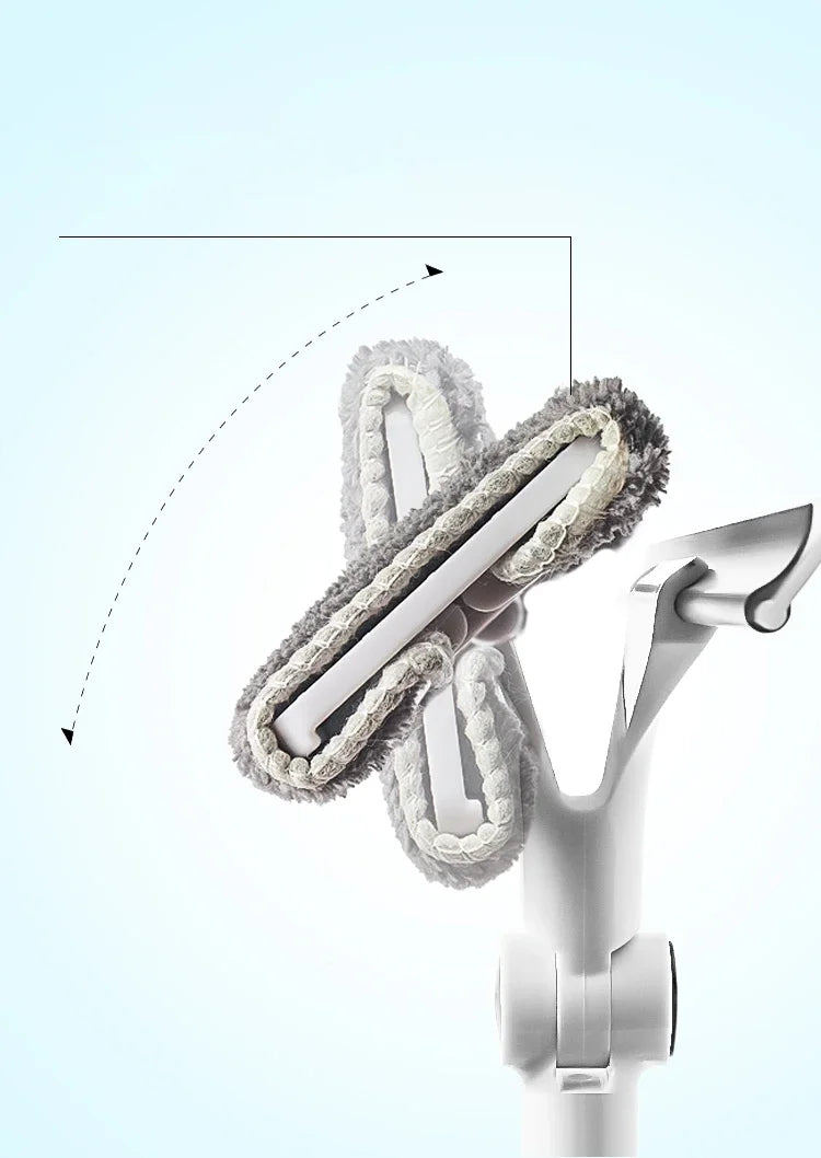 Household Telescopic Window Cleaning Tool with Long Handle Brush Glass Washer Mop for Efficient Indoor Window Cleaner