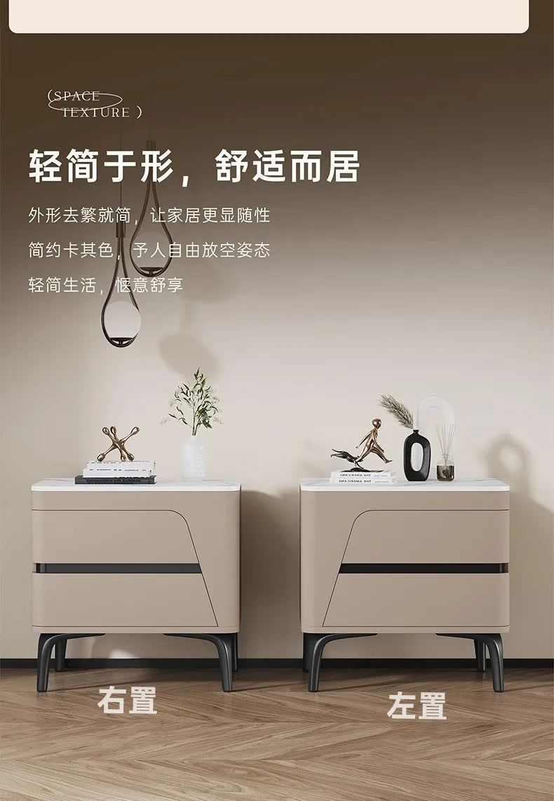 Space Saving Nightstands Creative Modern Simple Elegant Bedside Table Premium Aesthetic Mesitas De Noche Bedroom Furniture