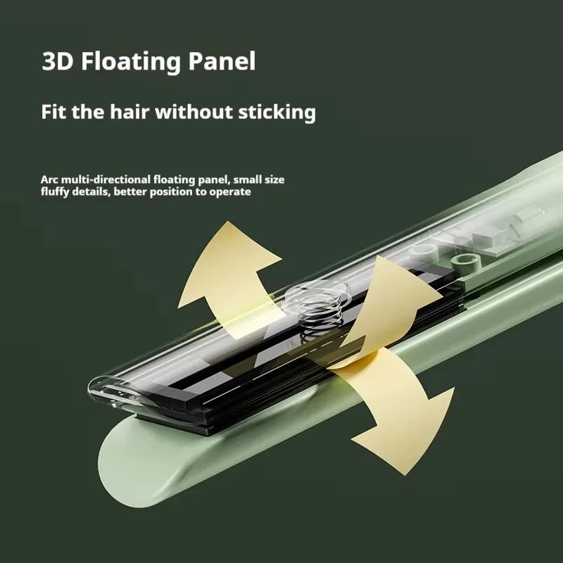 J1 Electric Hair Iron Quick Heating Curling Iron For Wavy Hairstyle Iron Hair Styling Curler Straightener For Home School Travel