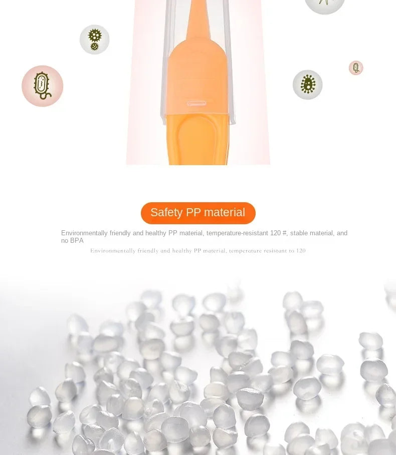 Baby Plastic Tweezers Nose Cleaner Tool Kids Safety Tweezers Cleaning Forceps Toddler Nasal Cavity Care Supplies Baby Essentials