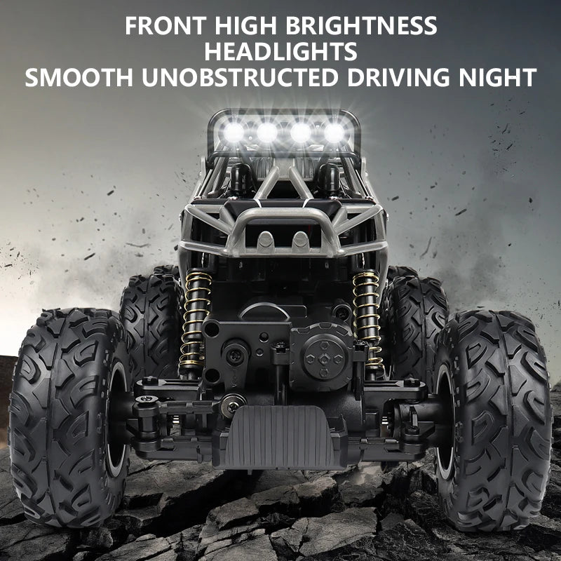 ZWN 1:12 RC Car With Lighting And Rechargeable 2.4G Radio Remote Control Alloy Buggy Off-Road Trucks Boys Toys for Children