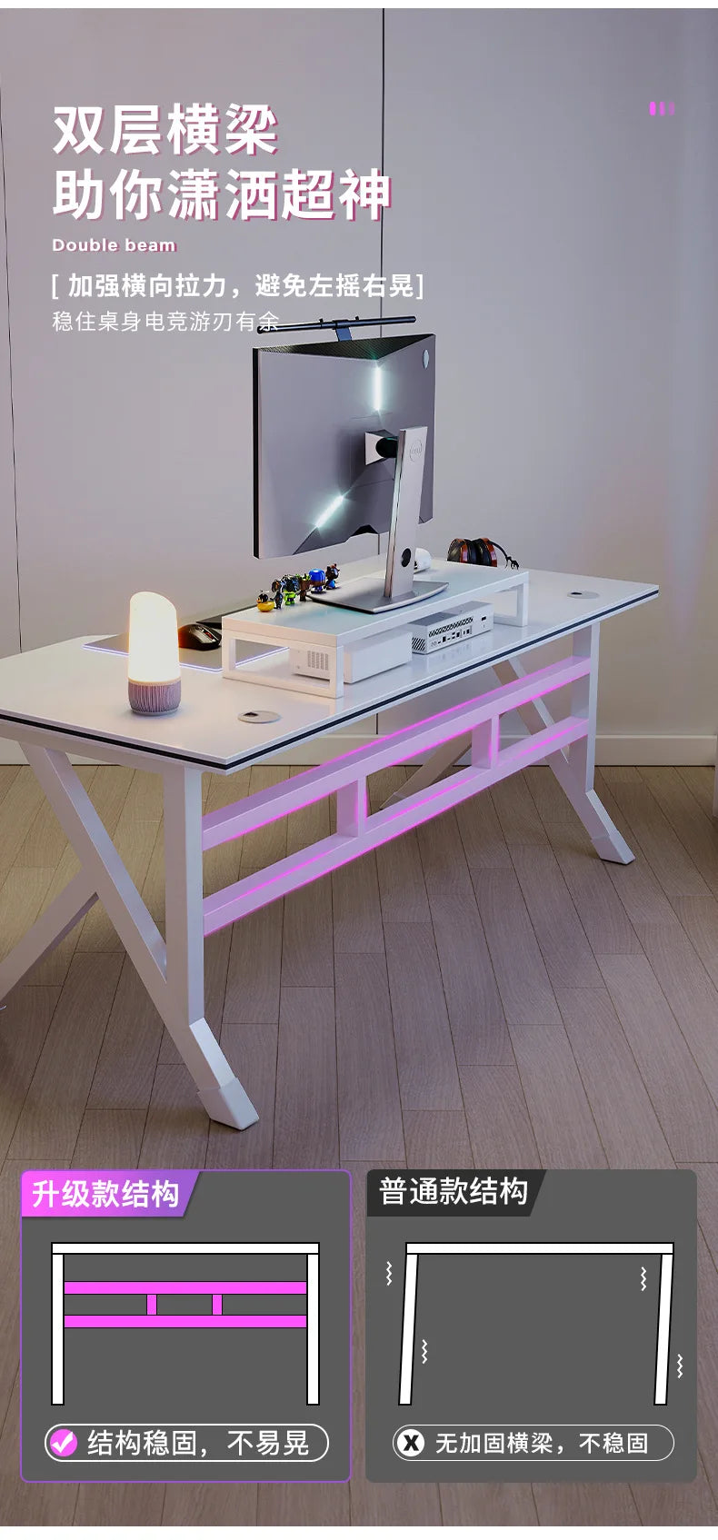 Nordic Style Modern Office Desk Relax Unique Kids Study Computer Table Writing Seating Mesa Para Computador Office Furniture