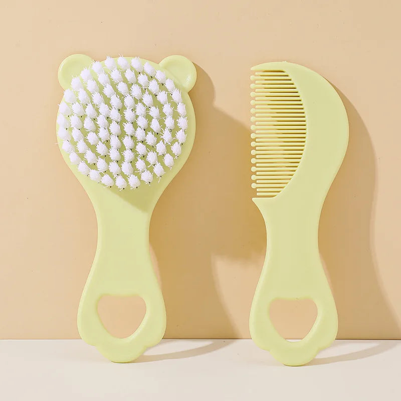 New Baby Care Accessories Fetal Head Fat Comb Infant Bathing Soft Comb Newborn Hair Cleaning Supplies Infant Comb Head Massager