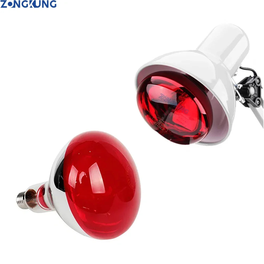Infrared Physiotherapy Bulb 150W Heating Therapy Red Lamp Massage for Neck Ache Arthritis Muscle Joint Relaxation Pain Relief