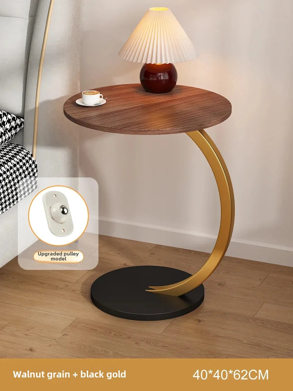 Designer Luxury Coffee Tables Gold Breakfast Minimalist Round Side Table Lounge Space Saving Mesa Auxiliar Living Room Furniture