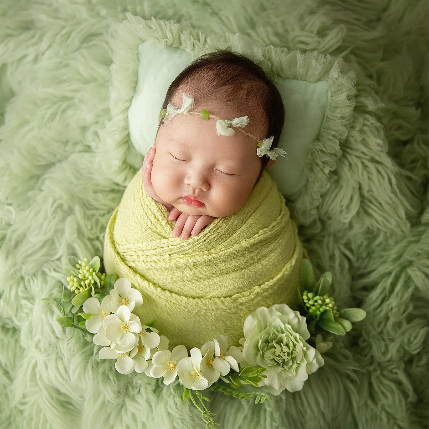 Newborn Photography Props Soft High Stretchable Cotton Seersucker Wrap Baby Posing Aid Photoshoot Props Babies Photo Accessories