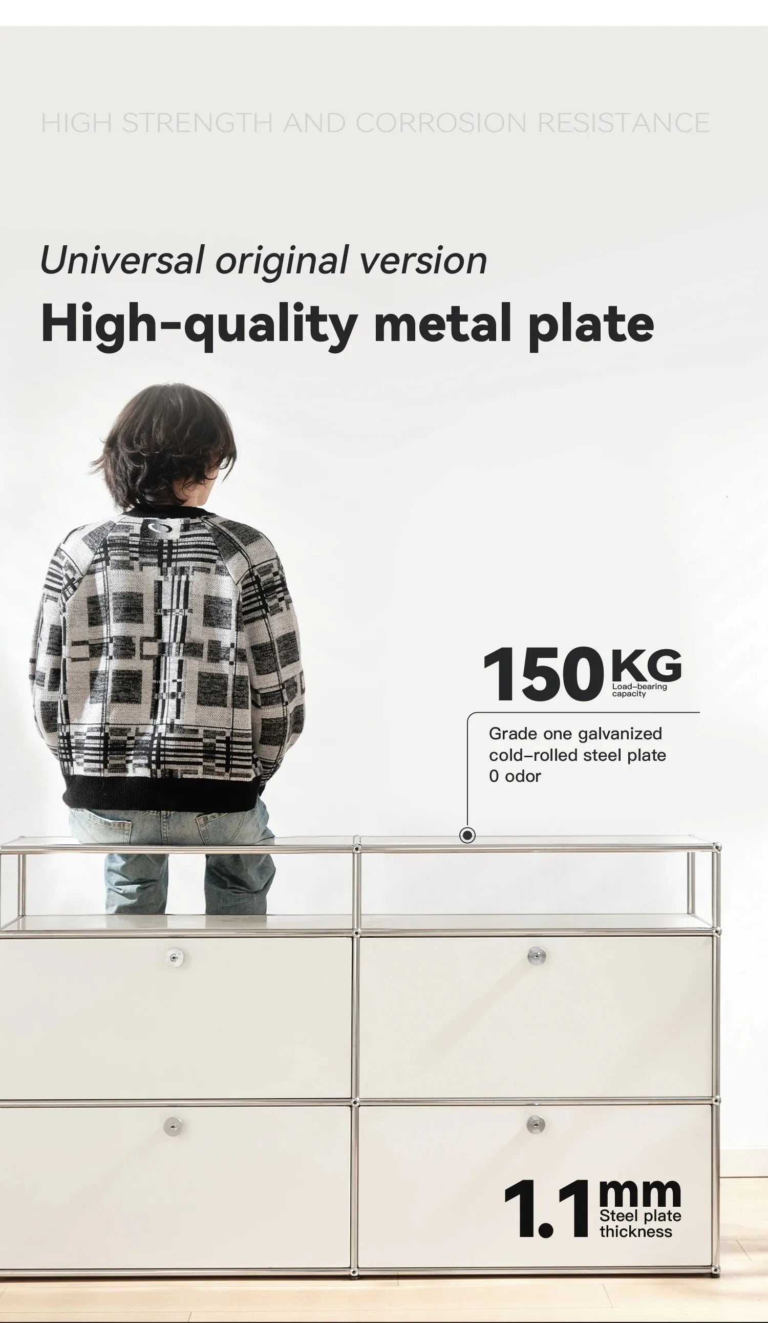 Module Modular DIY Furniture Sideboard Customized Size  Cabinet Stainless Steel Tv Stand Living Room