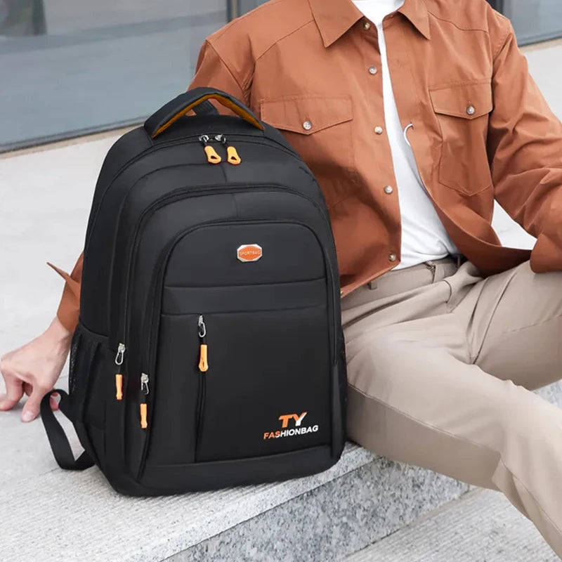 Men's and women's large-capacity trendy outdoor travel casual backpacks and schoolbags, airplane cabin backpacks