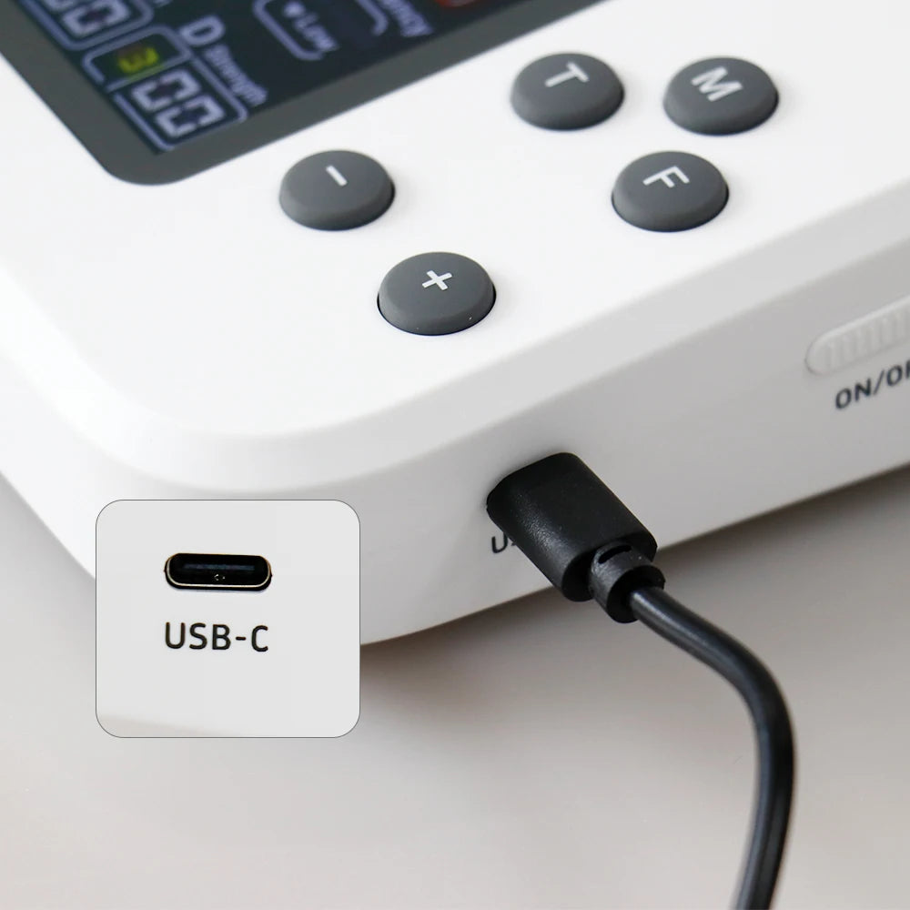 EMS Electric Muscle Stimulator Tens Unit Electrostimulator Pulse Physiotherapy Massager Rechargeable Health Care Relax Device