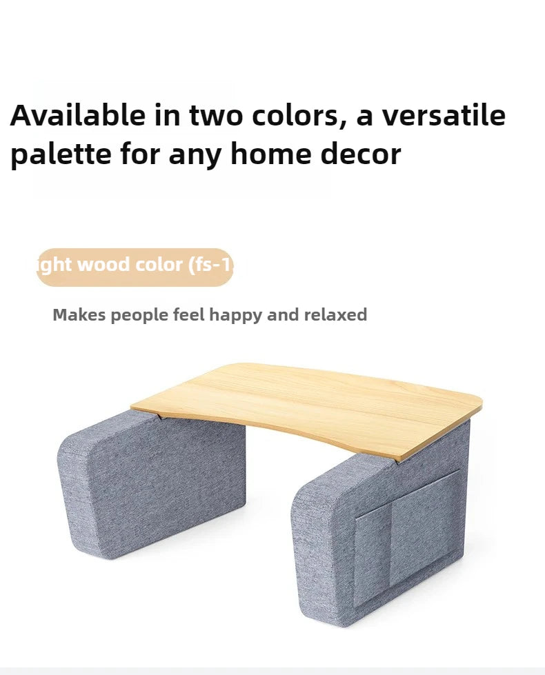 Multi-Functional Knee Laptop Desk Lazy Sofa Tray Table Bed Writing Stand Reading Gaming Table for Small Space Use