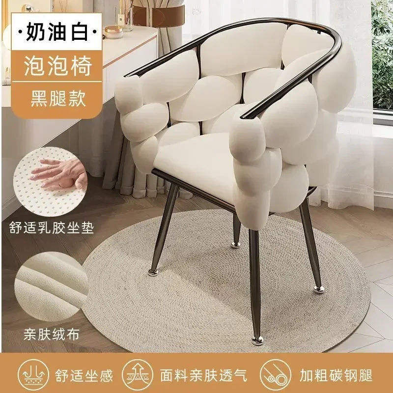 Formwell Leisure Single Sofa Chair Velvet Armchair with Gold Legs Makeup Chair with Upholstered for Living Room Bedroom