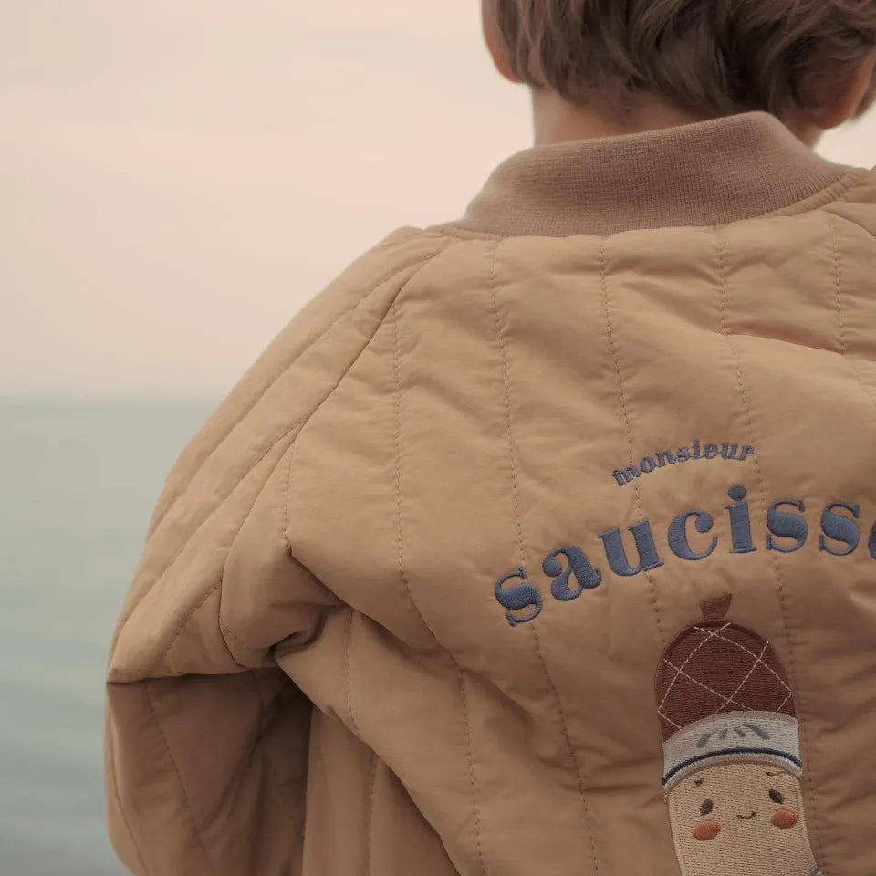 2025 KS Winter Baby Boys Lambswool Jackets Coat Kids Cotton Outerwear Toddler Girl Fleece Flight Suit Jacket Children's Clothing