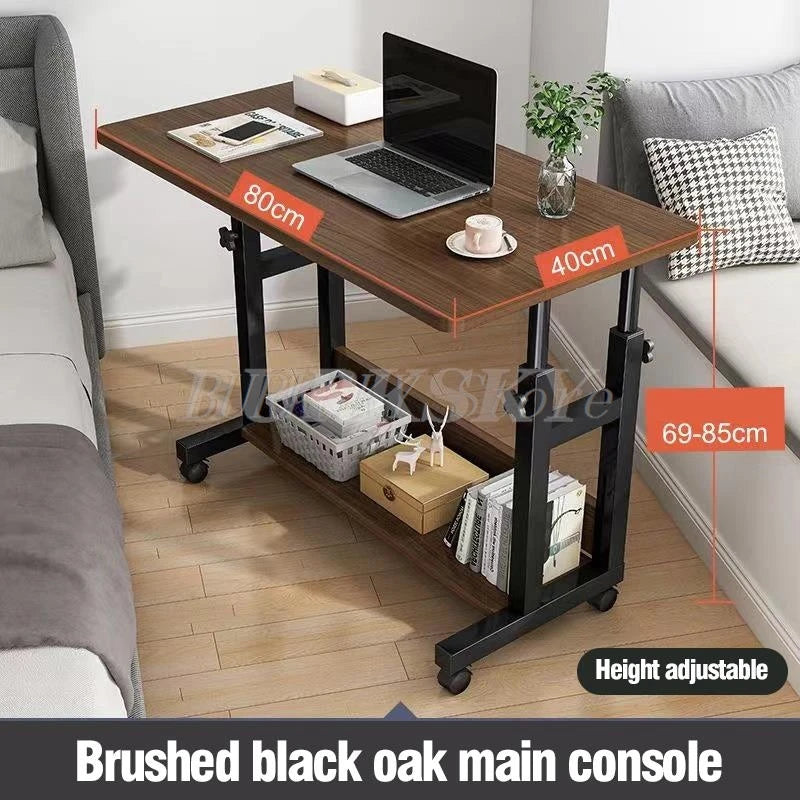 Simple Laptop Desk Lazy Bed Desk Learning Simple Small Table Learning Table Movable Bedside Adjustable Portable Laptop table