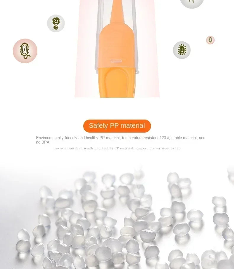 Tweezers Cleaning Forceps Baby Plastic Tweezers Nose Cleaner Tool Toddler Nasal Cavity Care Supplies Baby Essentials Kids Safety