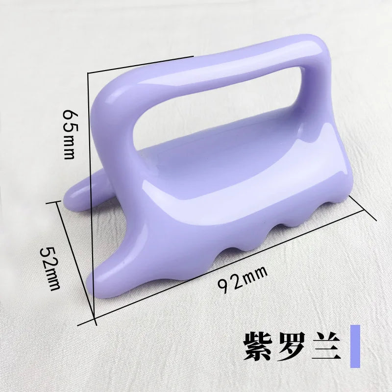 Large Fascia Massage Tool Cellulite Massager Tool for Cellulite Myofascial Release Neck Back Resin Trigger Point Massager