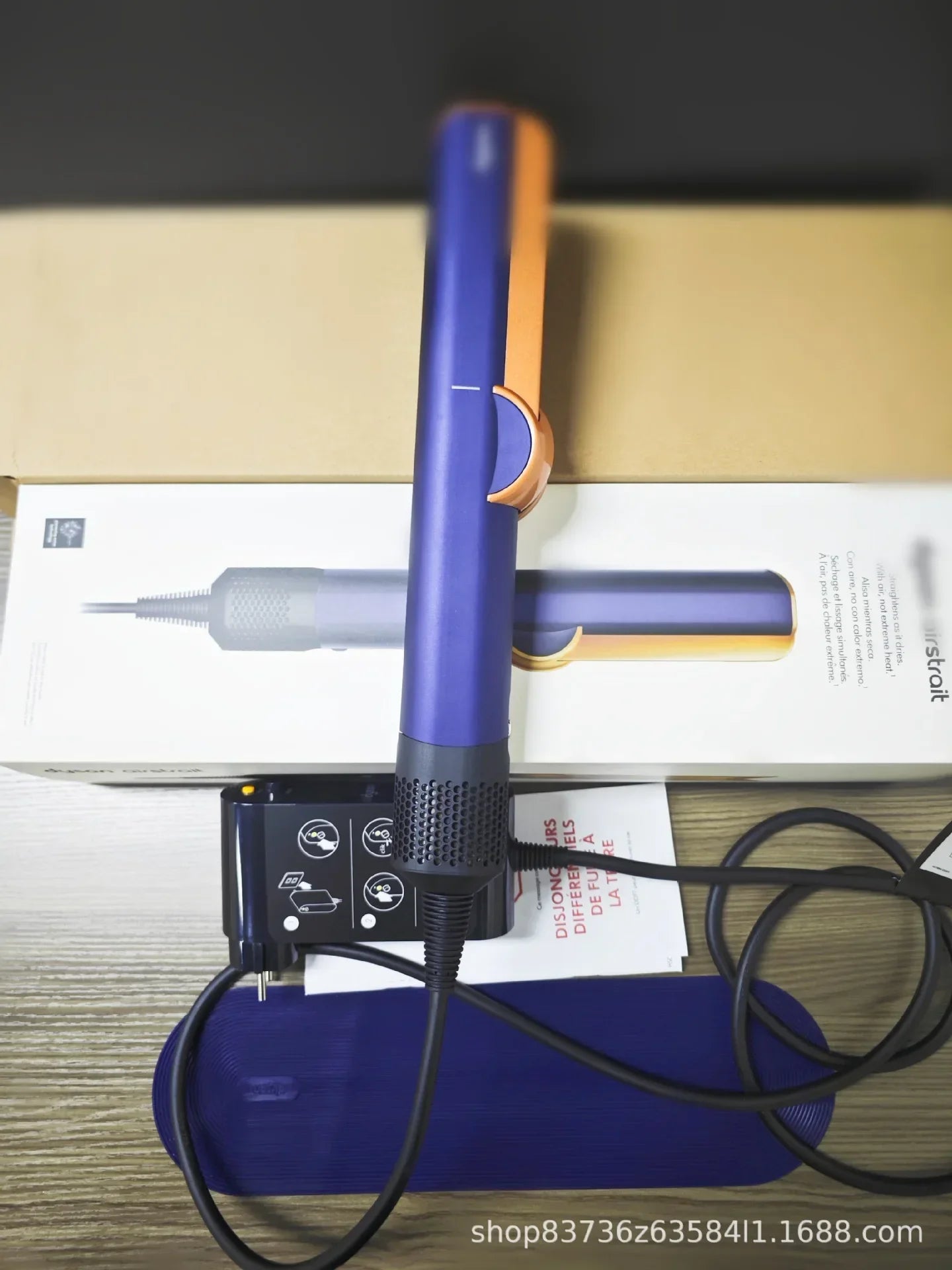 New Dry and Wet Flat Comb Portable Curling Iron Hair Salon Negative Ion Curling Iron Hair Dryer Straight Clip  Cepillo Rizos 다이슨