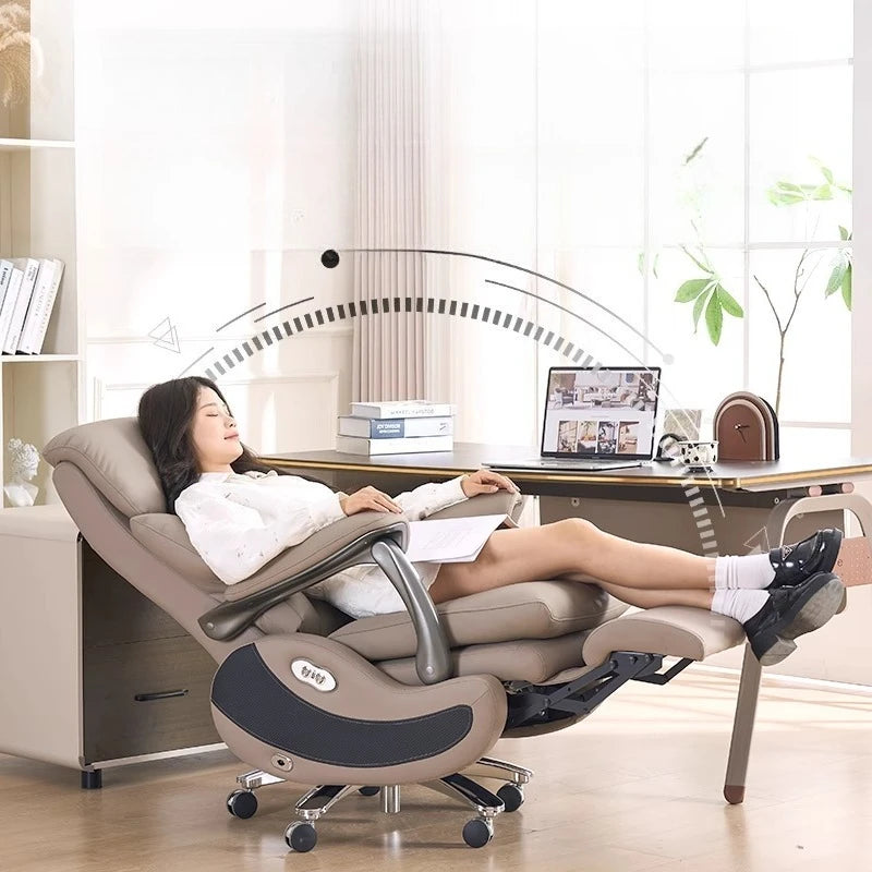 Swivel Luxury Boss Chair Electric Massage Executive Modern High Quality Chair Aesthetics Comfortable Bureau Meuble Furniture