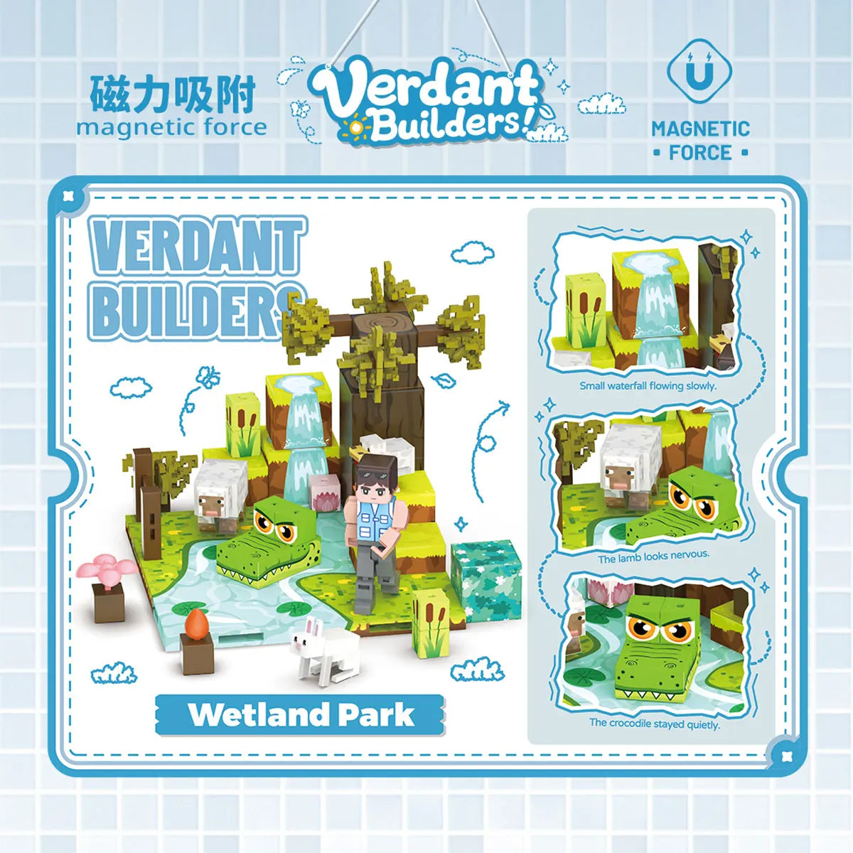 3D My Magnetic Building Blocks, DIY Learning Building Space Reasoning Toys, Birthday Gifts for Children over 6 Years Old