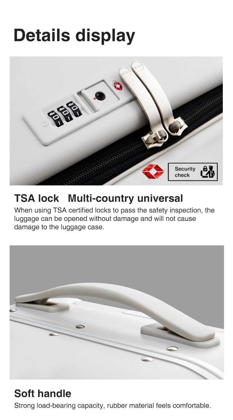 Mixi Patent Design Aluminum Frame Suitcase Carry On Rolling Luggage Beautiful Boarding Cabin 18 20 24 Inch M9260