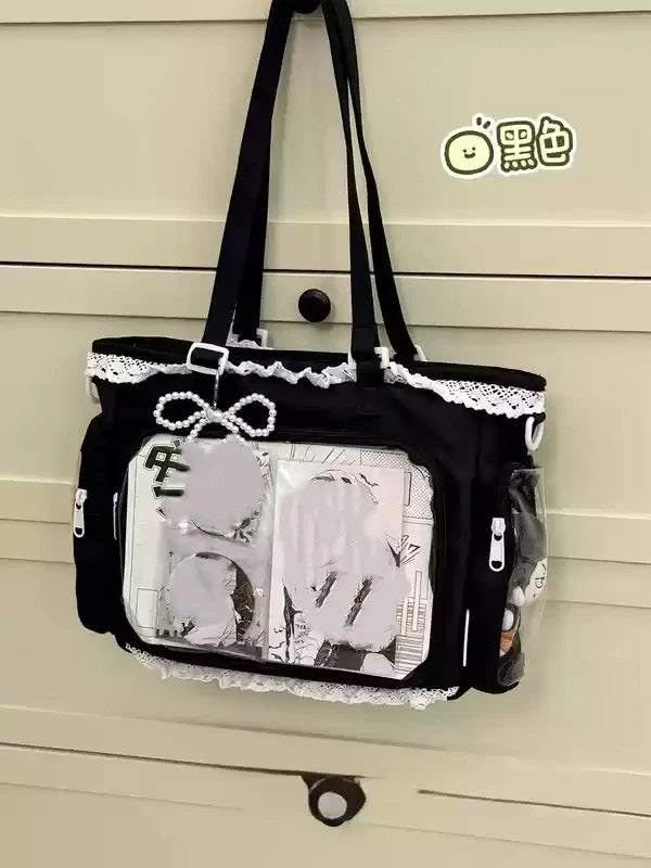 Ballet Girl Large Appetite Itabag Japanese Two-Dimension Single Shoulder Crossbody Bag Gift For Friends Women'S Handbag