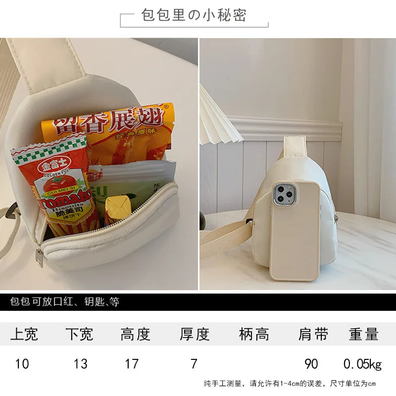 New Kids Chest Bag KPop Demon Hunters Printed Lightweight Single Shoulder Crossbody Bag Hot Movie Children Girl Boy Chest Bag