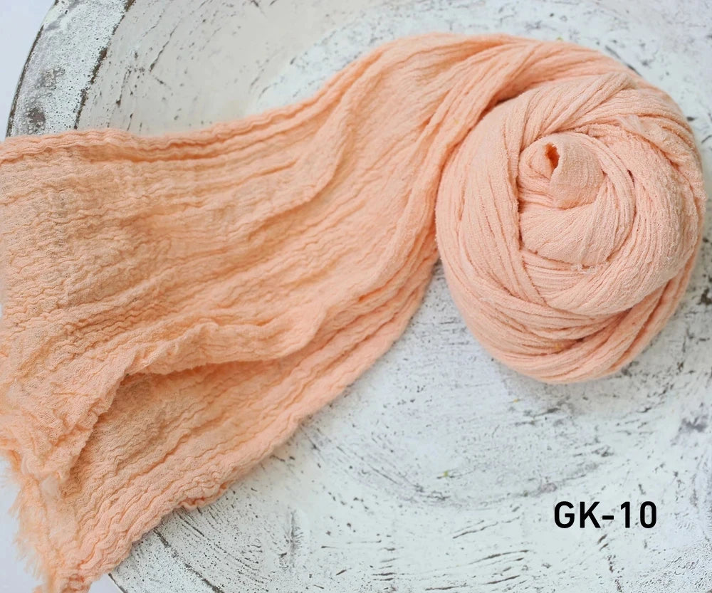 Professional Stretchable Wrapping Newborn Photography Props Soft Cotton Gauze Wraps Blanket Studio Baby Styling Props Accessory