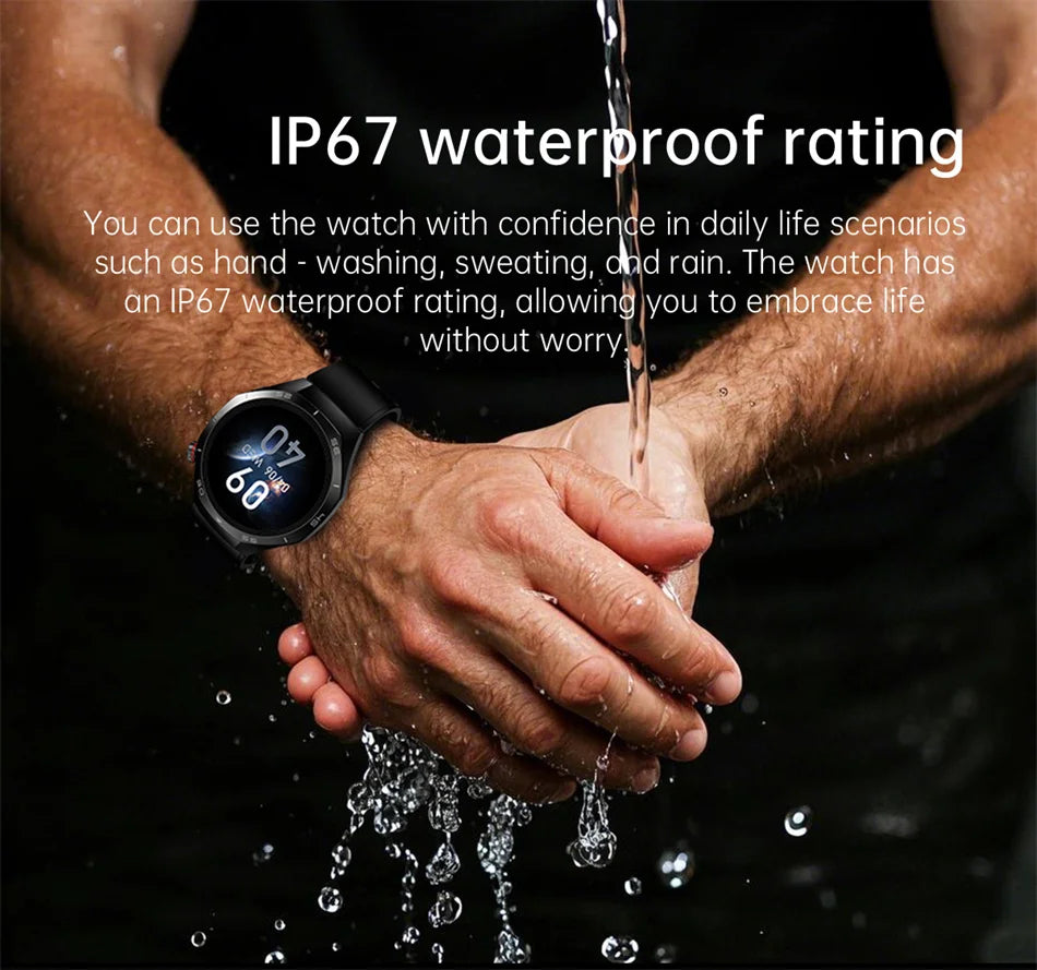 2025 New GT5 Pro GPS Track Smart Watch Men 360*360 AMOLED Screen NFC BT Call Waterproof Health Monitor Man Smartwatches IOS