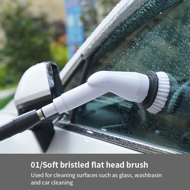 Xiaomi 2000mAh 6-in-1 Electric Cleaning Brush Wireless Electric Rotary Clean Brush Shower Clean 8 Head For Bathroom Kitchen Home