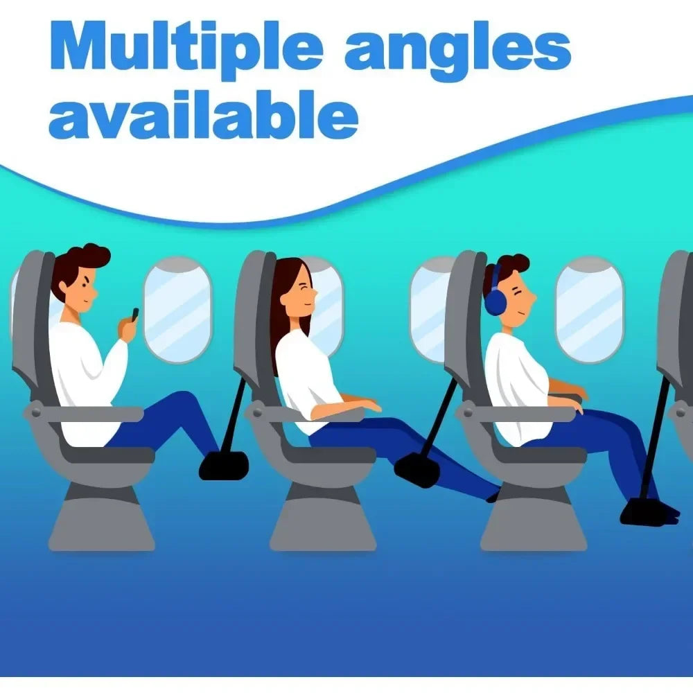 Foot Hammock for Flight, Plane Foot Hammock, Flight Essentials Hammock Support Plates Perfect for Long Travel Foot Leg Rest