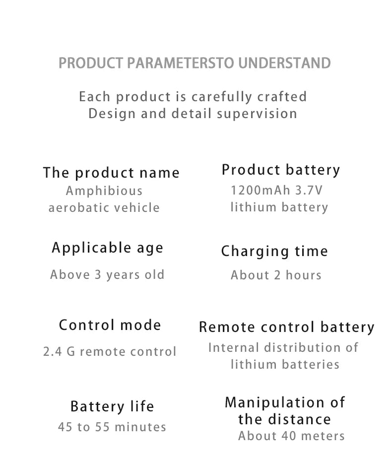Amphibious RC Car Remote Control Stunt Car Vehicle Double-sided Flip Radio 4WD Drift Off Road Outdoor Toys for Boy Children Gift