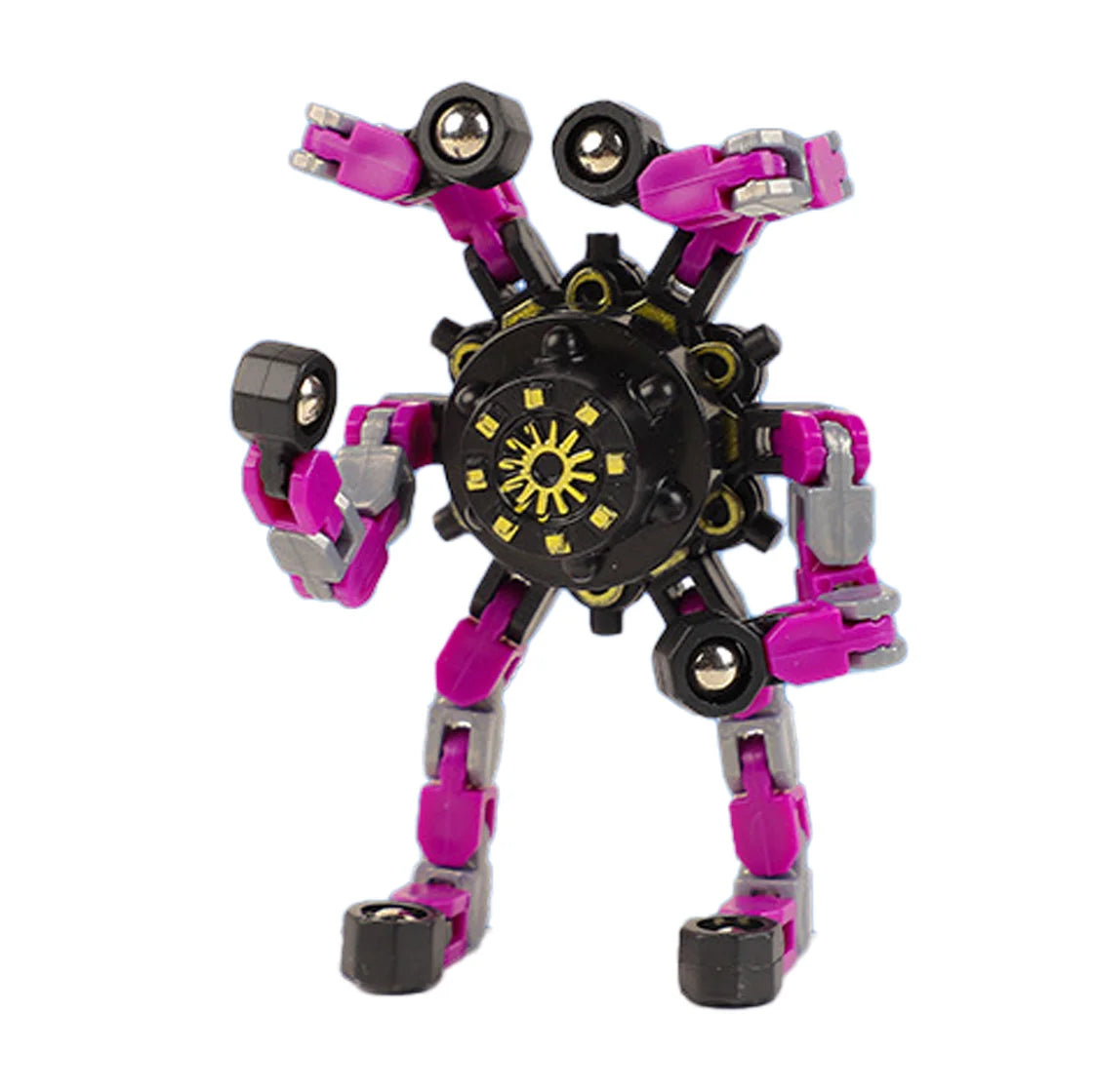 Transformable Fidget Spinner Stress Relief Sensory Toy Finger Gyro Creative Decompression Toy for Kids and Adults Gift