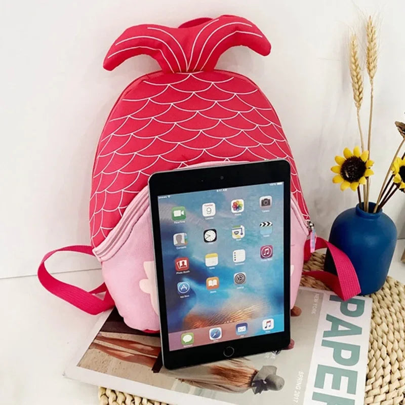 Kindergarten Sequin Princess Toddler Backpack Cartoon Fishtail Backpacks for Kids Cute Mermaid Children'S School Bag Purse Girls