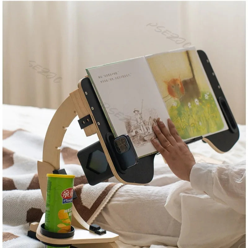 Home Lazy Bed Dining Table Dormitory Study Folding Office Desk Multi Functional Notebook Learning Tool