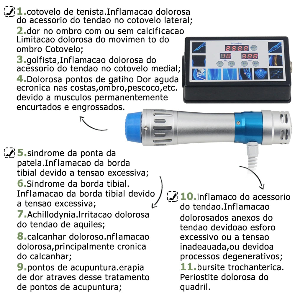 2024 New Shockwave Therapy Machine For Effective ED Treatment Body Relax And Relieve Back Pain Physiotherapy Shock Wave Massager