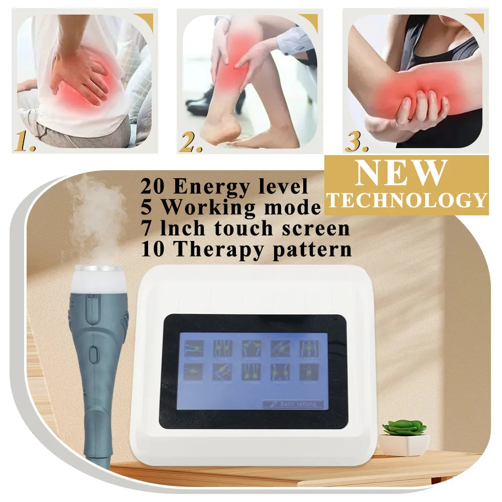 20MJ Professional Ultrasound Therapy Machine Body Muscle Massage Relaxation Pain Relief  Physiotherapy Ultrasonic Equipment
