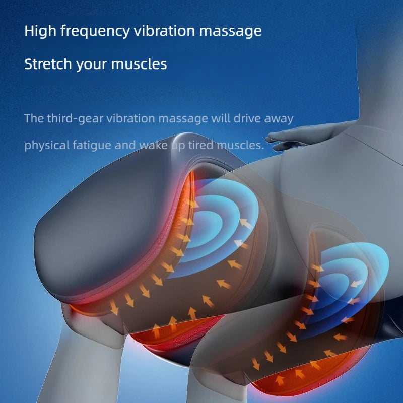 Newly Upgraded Leg And Knee Massager Foot Hot Compress Massage Relaxation Airbag Vibration