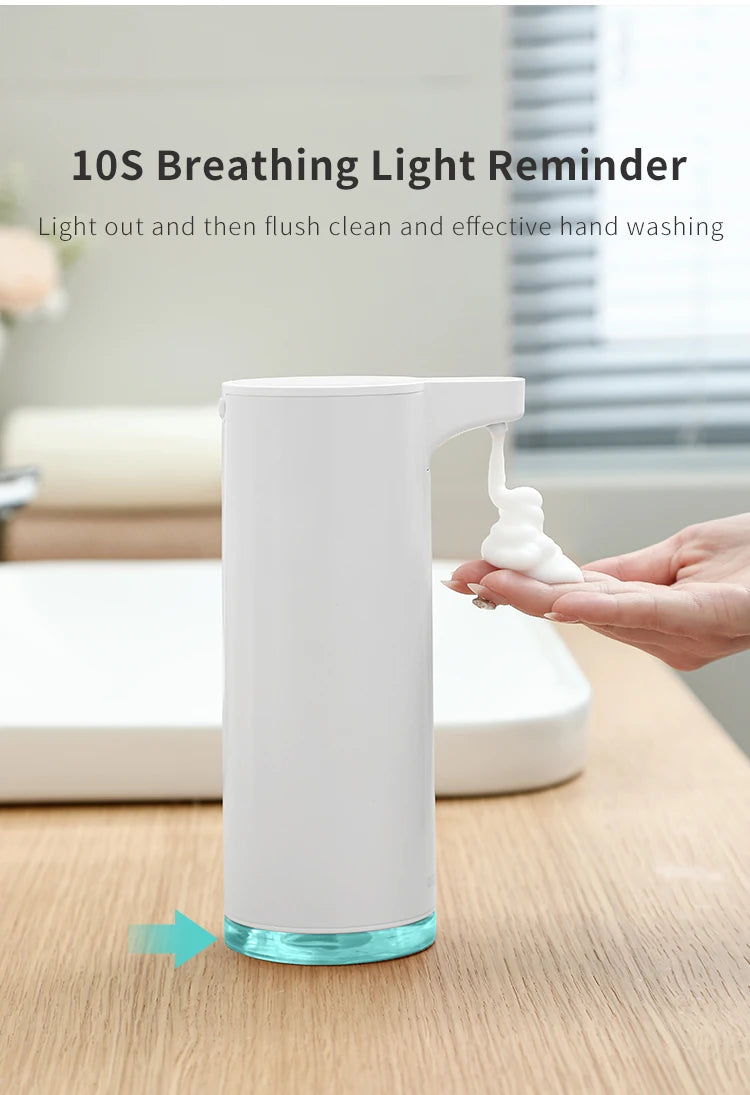 Stainless Automatic Soap Dispensers Rechargeable Touchless Sensor Smart Washing Hand Machine Liquid Hand Sanitizer Pump Foaming