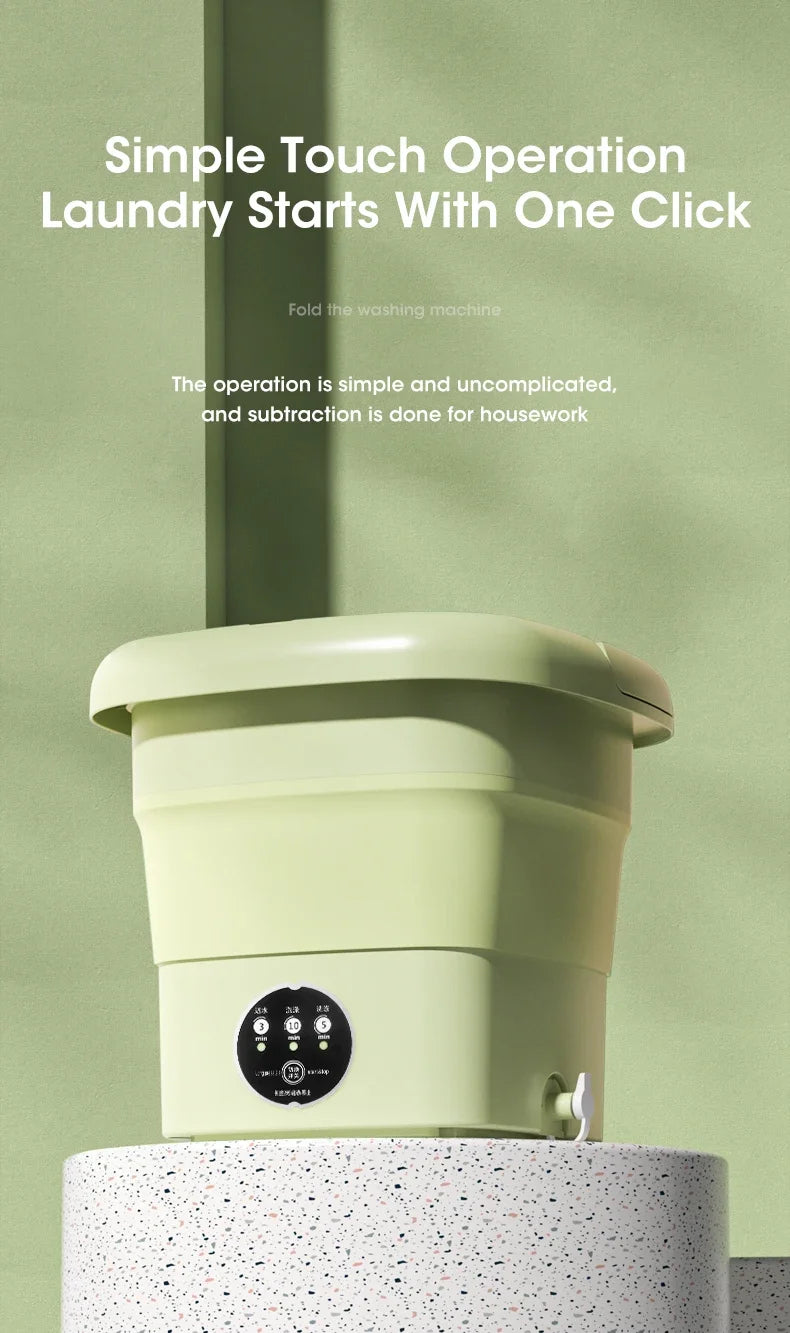 Folding  Washing Machine Sock Barrel Centrifuge Washing Machine Clothes Mini Underwear Portable Washing Machine for Dehydration