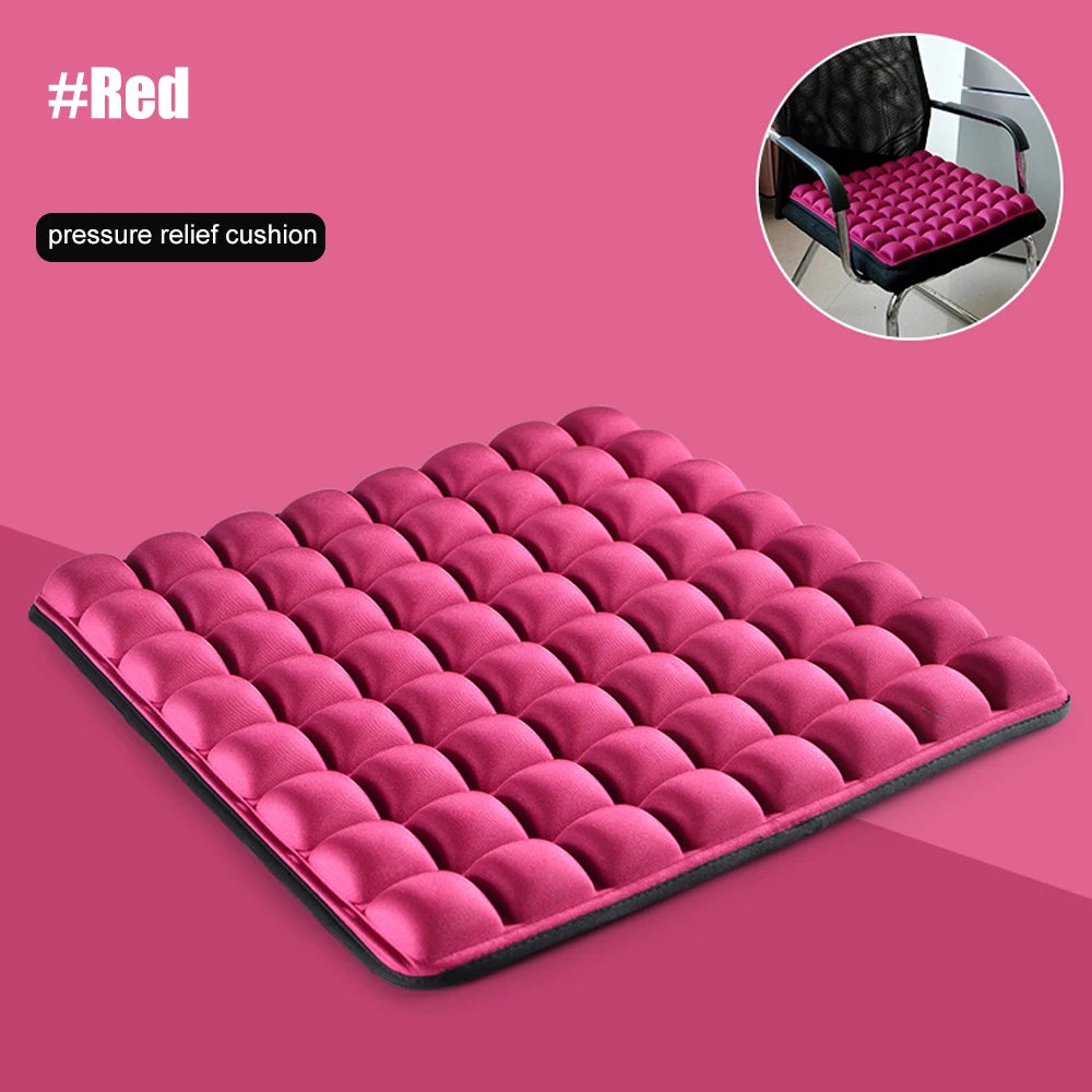 3D Air Cushion for Office Chair Car Seat Air Seat Cushion Back Cushion for Relieving Back Sciatica Tailbone Pain Seat Pad