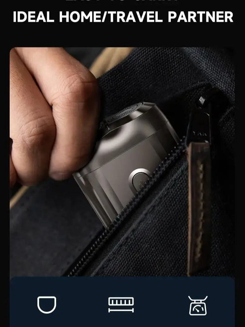 ENCHEN Mini6 2-Direction Flex Heads Electirc Shaver 100% Waterproof Up to 60-Min OF Cordless Shaving With Magnetic Cutter Head