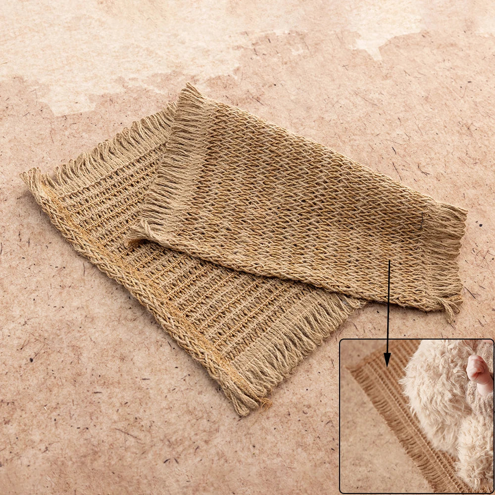 0-1 Month Newborn Photography Scenes Props Knitted Baby Costume Set Teddy Bear Doll Coffee Maker Props Studio Photo Accessories