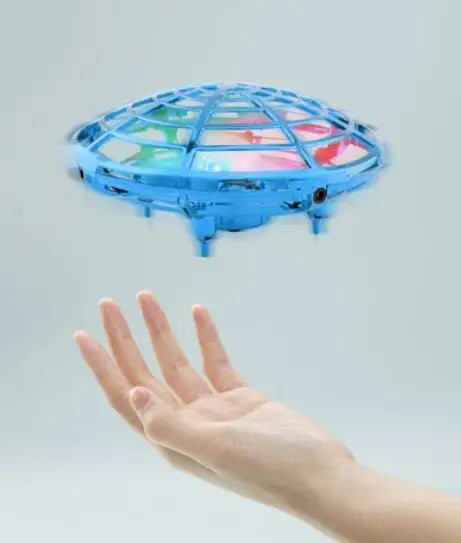 Mini Watch RC UFO Drone With Light Gesture Sensing Quadcopter Anti-collision Flying Ball Helicopter Drones Toys for children