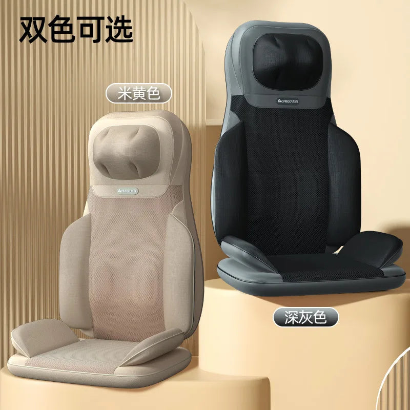 Dual-purpose Heat Cushion Lumbar Spine Shoulder Cervical Back Heat Massage Kneading Shoulder Neck Massager with Remote Control