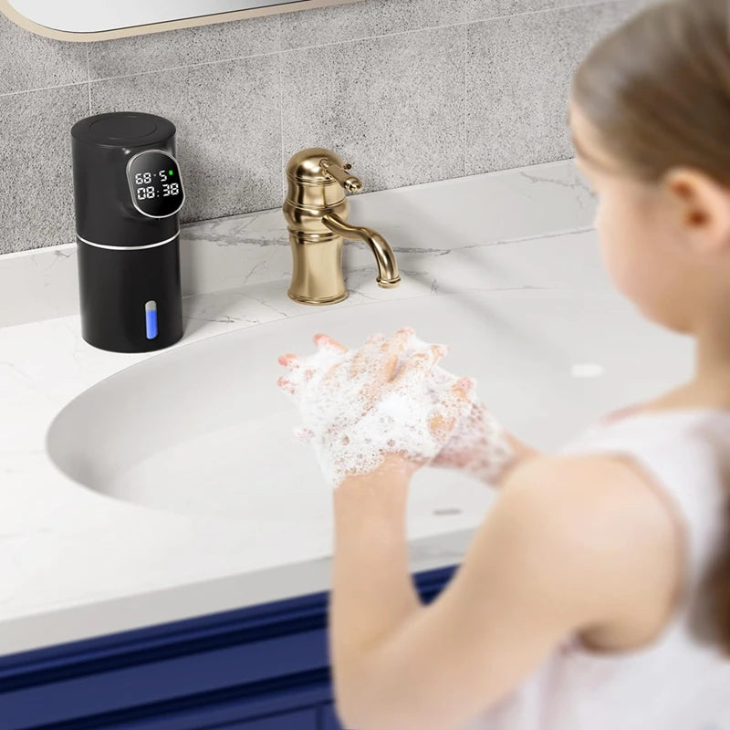 Xiaomi Automatic Foaming Soap Dispenser Touchless HD LED Time And Temperature Display 5-Level Adjustable IPX6 11Oz/320Ml