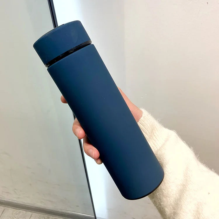 500ML Portable Thermos Bottle 304 Stainless Steel Thermal Water Bottle Insulated Flask Cup Outdoor Camping Drinkware