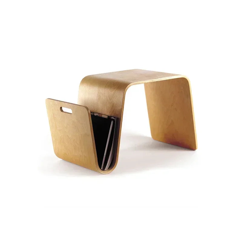 Minimalist Nordic Coffee Table Chic Solid Wood Centerpiece Ideal for Living Rooms and Balcony Corners Simple and Elegant