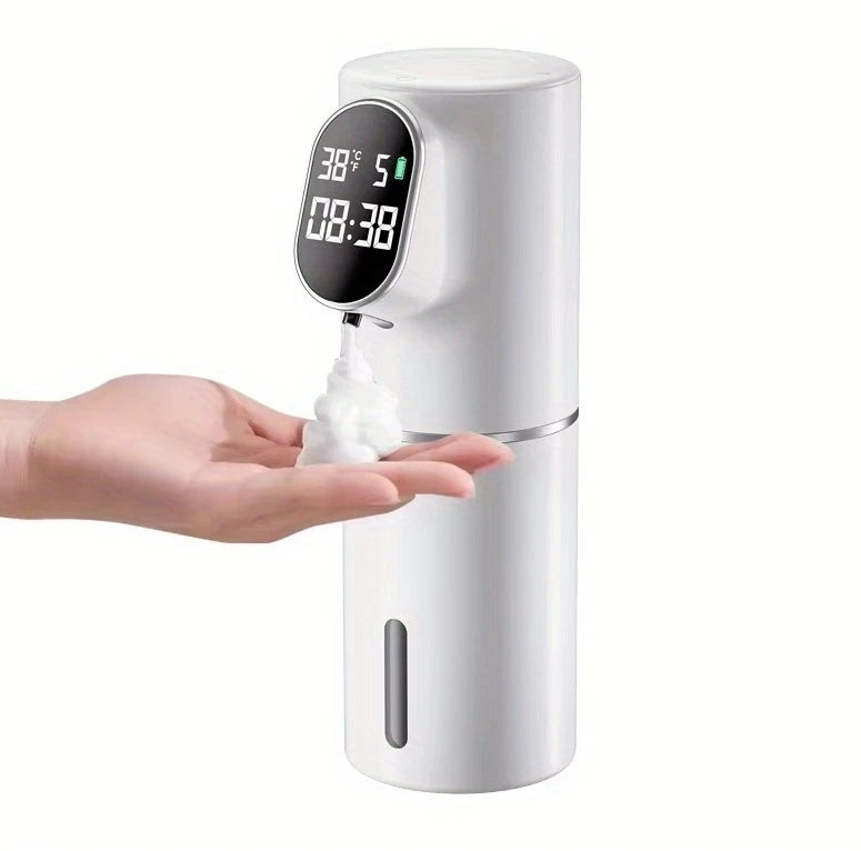 Automatic Soap Dispenser Touchless 320ml Foaming Soap Dispenser Smart Display USB Rechargeable Electric 5 Level Adjustable