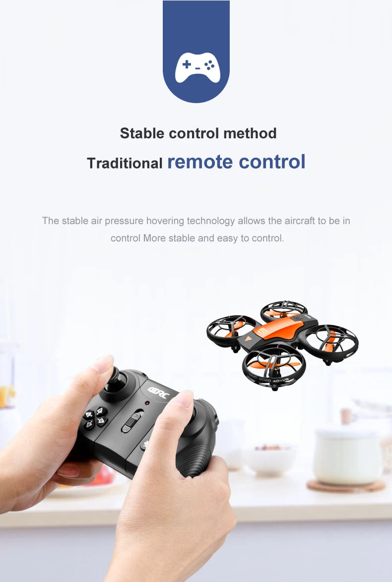 4DRC V8 Mini Drone 4k profession HD Wide Angle Camera 1080P WiFi fpv Dron Camera Height Keep Drones Camera RC Quadcopter Toys