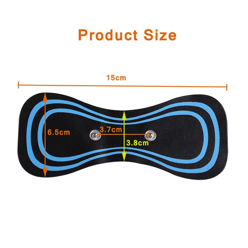 Mini Neck Massager Electric Muscle Stimulator Cervical Massage Patch Pain Relief Relaxation Tool Muscle Stimulator Patches